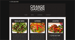 Desktop Screenshot of eatorangegarden.com